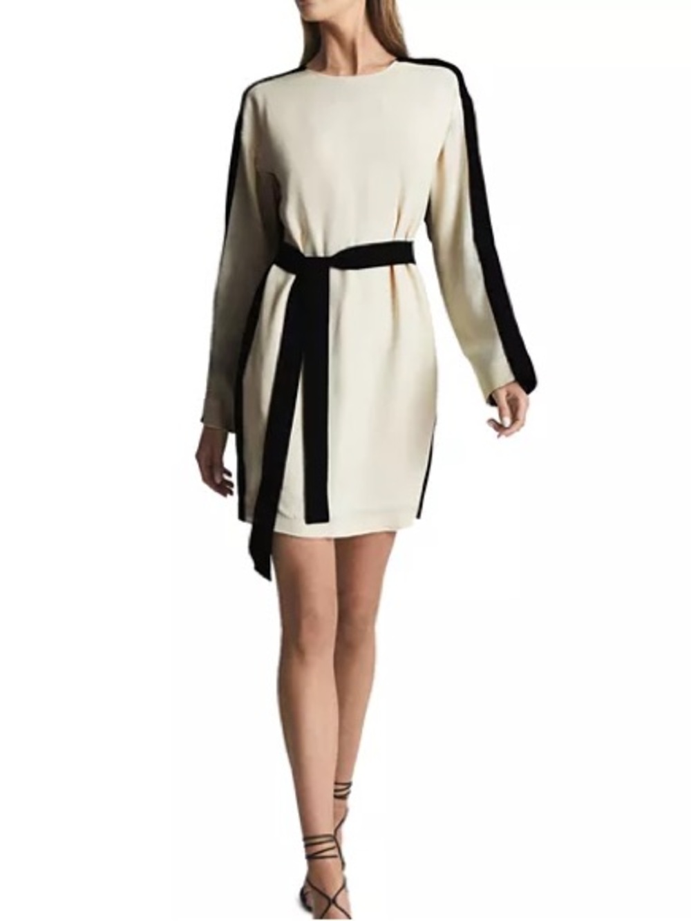 REISS Skyler Colorblock Mini Dress. Size 10 Women #429
